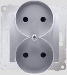 Kontakt-Simon Double socket SIMON54 b/u 16A