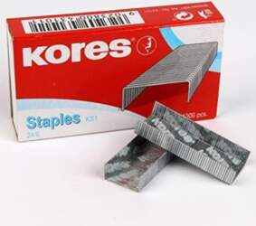 Kores -Staples 24/6 - 1000 pcs