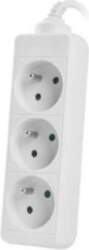 Lanberg 3m  white  3 sockets  cable