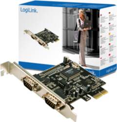 Logilink PCI-express interface card  2x com(serial)
