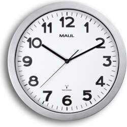 Maul Wall  Quartz clock  Circle  Silver