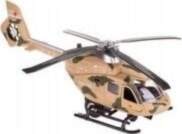 Metal pull back helicopter with light