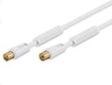 MicroConnect  Coax M-F 10m White 75