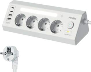 MORRE CORNER POWER STRIP 4G 2xUSB