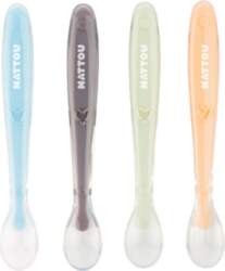 Nattou - Spoon 4-pack Soft Silicone