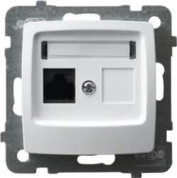 Ospel Karo single computer socket RJ45