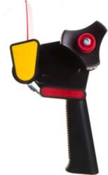 Packaging tape applicator with adjustable roll