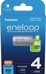 Panasonic Rechargeable Batteries ENELOOP BK-4MCDE/4BE AAA
