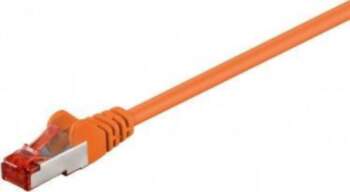 Patch-Kabel CAT6 2 0m orange S/FTP
