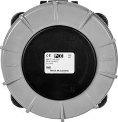 PCE Straight panel socket 63A 4P