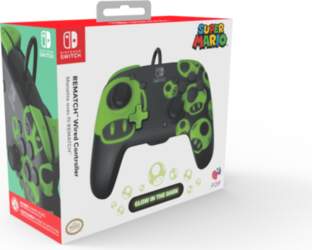PDP REMATCH Wired Controller: 1-Up Glow