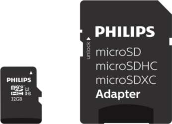 Philips MicroSDHC 32GB class 10/UHS 1