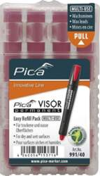 Pica VISOR permanent replacement refills red