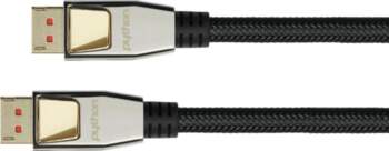 Python DisplayPort 1.4 Kabel Nylongeflecht