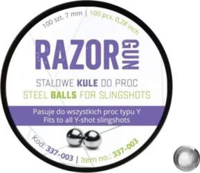 RazorGun Slingshot balls 7 mm 100