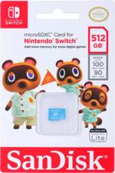 SanDisk MicroSDXC 100MB 512GB Nintendo SDSQXAO-512G-GNCZN