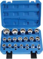 SATRA SOCKET SET 12-POINT. VARIO-PLUS 1/2"