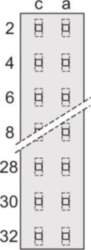 SCHROFF SCHROFF typ D  EN 60603