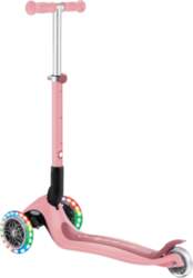 Scooter Globber Junior Foldable Lights pink
