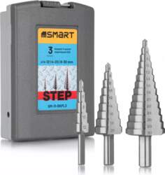 Set 3 hss step drills 4-30mm