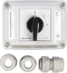 Spamel 3-phase starting switch 0-Y-? 25A