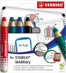 Stabilo MARKdry chalks (+ sharpener and