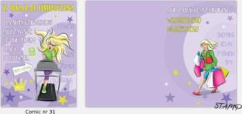 Stamp Comic B6 Pass + envelope