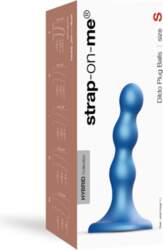 Strap-On-Me Plug Balls S Metallic Blue