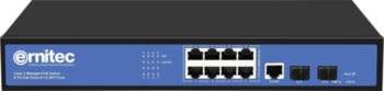 Switch Ernitec ELECTRA-M08-1GB-150W (W128992806) Managed Layer