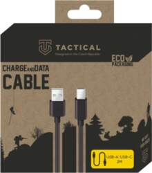 Tactical Smooth Thread USB-A/USB-C Kabelis 2m