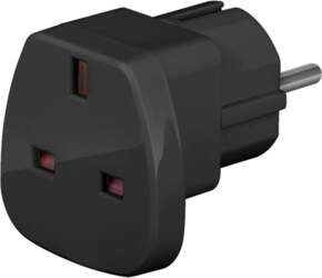 Techly Power plug adapter UK/EU 13A