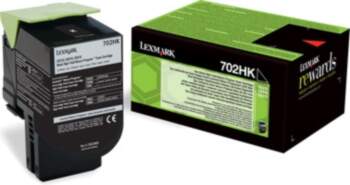 Toner Lexmark 702HK black  return  4000