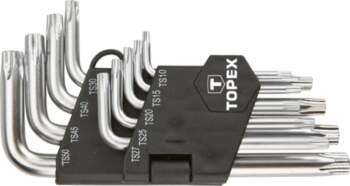 Topex Set of pentagonal wrenches for