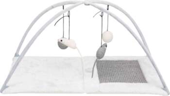 Trixie Scratching Mat with string toys