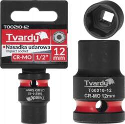 Tvardy Impact socket 1/2`` 6-point 12mm