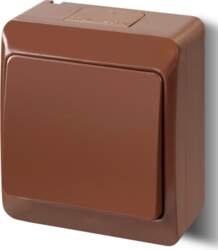 TWO WAY SWITCH HERMES BROWN IP44