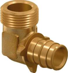 Uponor QE elbow with external thread