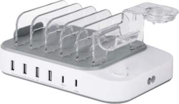 USB įkrovimo stotelė DELTACO 4x USB-A