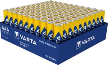 VARTA Longlife Power Battery LR03 Tray