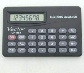 Vector KAV CH-853 pocket calculator 8