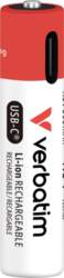 Verbatim AAA USB-C Rechargeable Battery (Pack