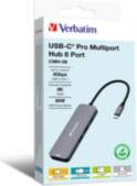 Verbatim USB-C Pro Multiport Hub 8