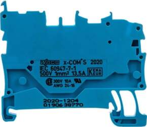 Wago X-COMS base connector  1-wire  1-pin