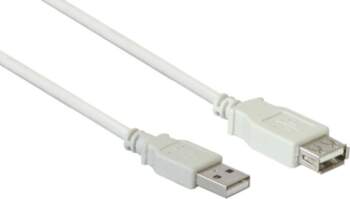 Alcasa USB 2.0 AM/AF 1m