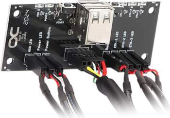 Alphacool Front I/O-Panel mit USB 2