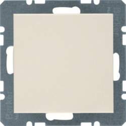 Berker Plug with central element cream