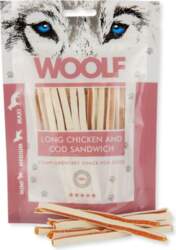 Brit WOOLF 100g CHICKEN COD SANDWICH