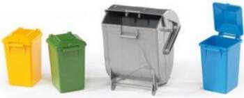 Bruder Professional Series Garbage Can Set