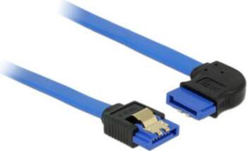 Cable SATA III 30cm right/straight metal