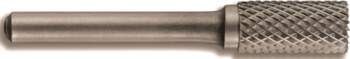 Carbide rotary burrs. Cylindrical end cutting